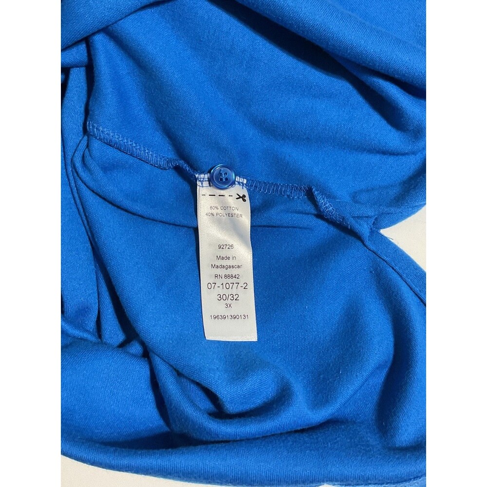 Woman Within Polo Shirt Womens Plus Size 3X Short Sleeve Lot of 3 Blue Green Red - Picture 10 of 12